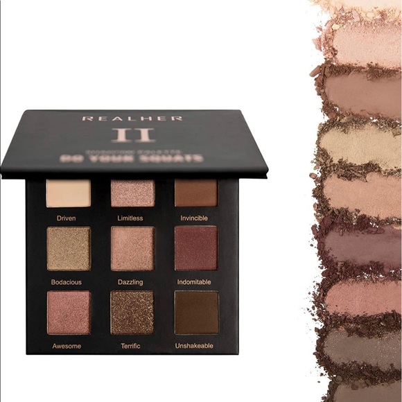 Realher Do Your Squats Eyeshadow Palette. Made in USA. Application tips incl. - Picture 1 of 5